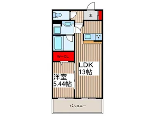 PARK MIRACOSTA【3階】の間取り
