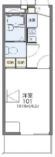 レオパレスMARUKA【1階】の間取り
