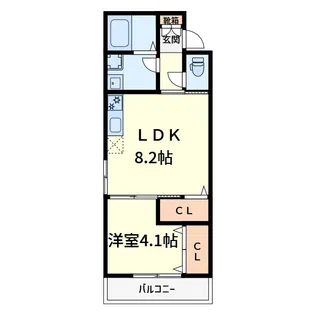 THE RESIDENCE TAKATSUKI【2階】の間取り