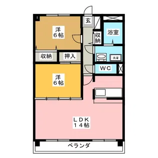 プレミール23【3階】の間取り