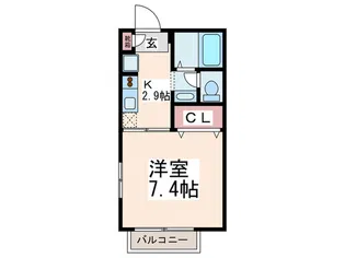ディアコ-トII【1階】の間取り