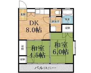 グリーンハイツ【1階】の間取り