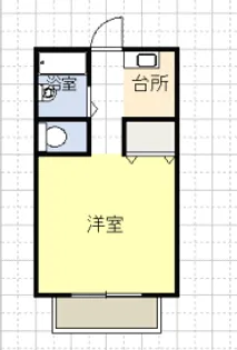 ハイツタナカ【2階】の間取り