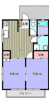 コーベル吉田【1階】の間取り