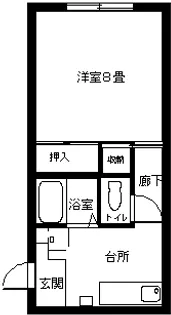 ニューハイツ【2階】の間取り