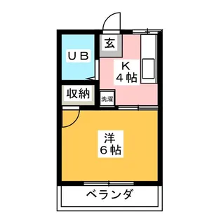 やまぐちハイツ【2階】の間取り