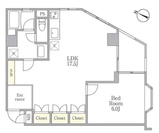 目黒パークスクエア【3階】の間取り