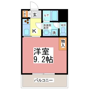 ソシエ フラッツ【3階】の間取り