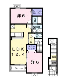 メゾン・ド・コスモス【2階】の間取り