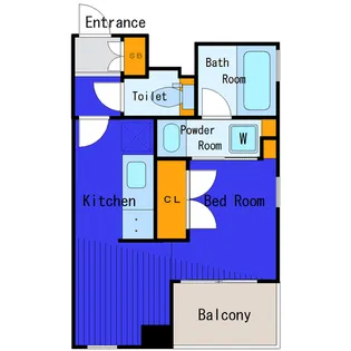 東京都品川区南大井4【マンション】の間取り
