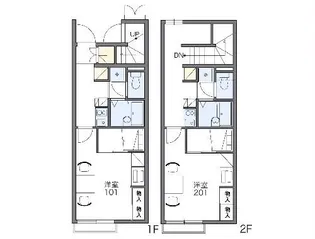 レオパレスグレート【2階】の間取り