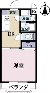 メゾンタケミネ【1階】の間取り