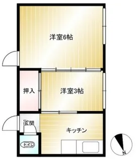 嶋田荘【2階】の間取り