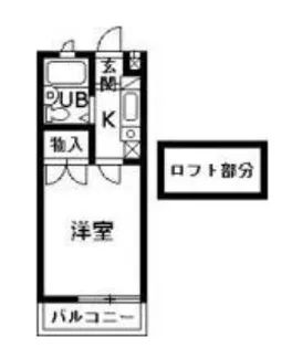 ロジュマン安堀10号館【1階】の間取り