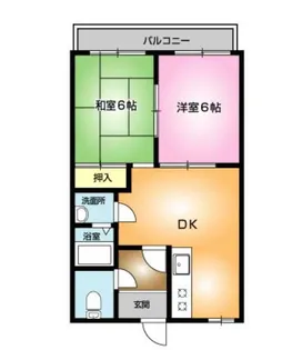 ロングライフレジデンス【2階】の間取り