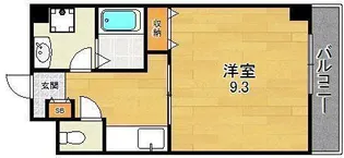 大阪府大阪市鶴見区鶴見4【マンション】の間取り