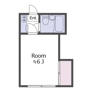 1Kの間取り画像