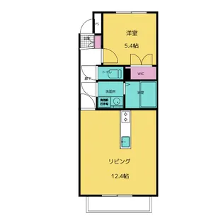 グランメールコート米山【1階】の間取り