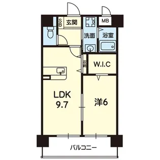 APOLLO菊陽【5階】の間取り