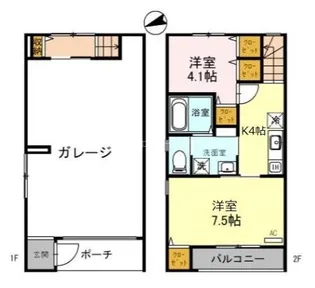 グレイスコーポIVの間取り