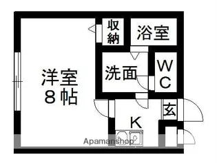 クリサンセマム青山I【2階】の間取り