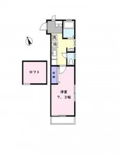 1Kの間取り画像
