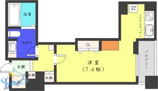 プライムメゾン大通公園【11階】の間取り