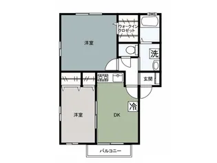 エスペランサ【1階】の間取り