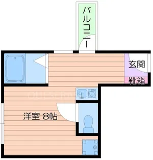 アルディア関大前【3階】の間取り