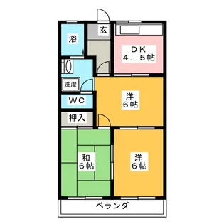 エクセレント栄【2階】の間取り