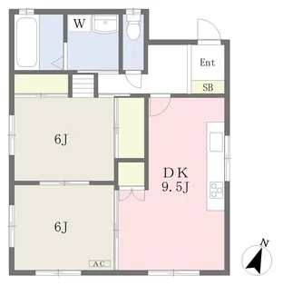タケバヤシハイツ【1階】の間取り