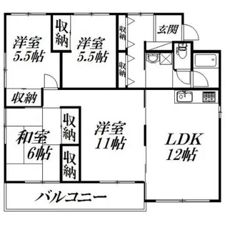 静岡県浜松市中央区蜆塚2【マンション】の間取り