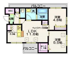 仮称 船橋1丁目メゾン【2階】の間取り