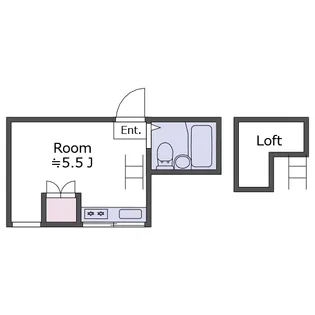 プラムハイツ【2階】の間取り