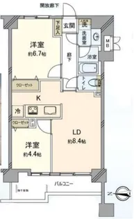 エスポリーヌ保土ヶ谷ハイライズ【5階】の間取り