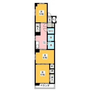 右近第1ビル【4階】の間取り