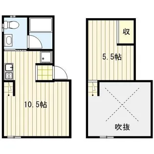 Casa nera【3階】の間取り