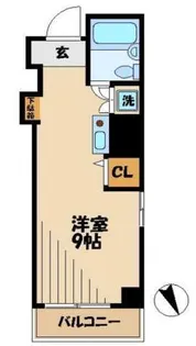 フラット九段南【6階】の間取り