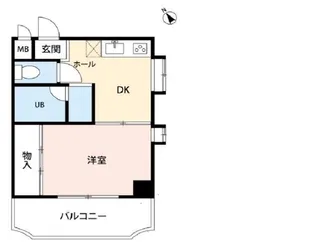ユーコート星川【4階】の間取り