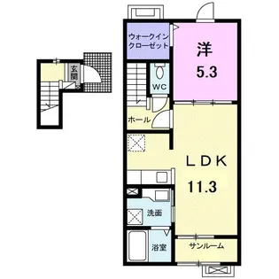 パークサイド メゾン【2階】の間取り