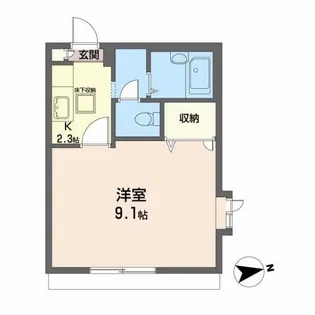 ドエル・パル【1階】の間取り