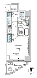 パークアクシス木場キャナル イースト【4階】の間取り