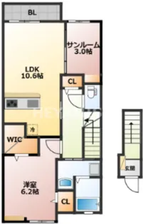 メゾン未来【2階】の間取り