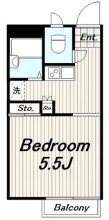 1Kの間取り画像