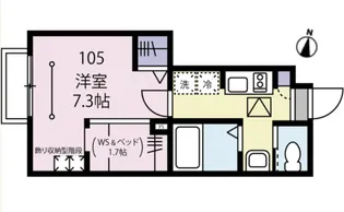 東京都練馬区石神井台2【マンション】の間取り