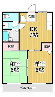 サンハイツ【3階】の間取り