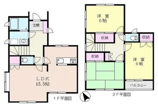 神奈川県横浜市都筑区勝田南2【一戸建】の間取り
