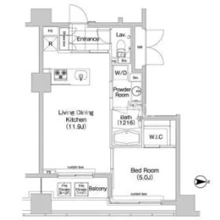 コンフォリア新川【4階】の間取り