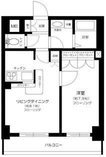 S・フラット吉祥寺【5階】の間取り