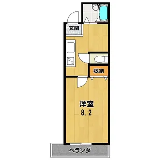 サンパティック参番館【3階】の間取り